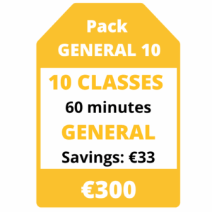 10 classes of 60 minutes (General)