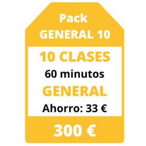 10 clases de 60 minutos (General)