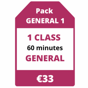 1 class of 60 minutes (General)